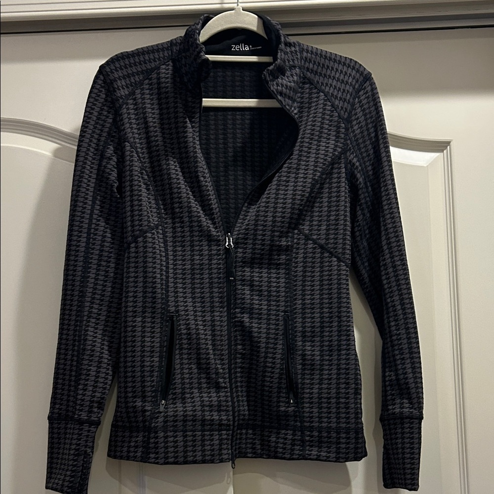 Zella Houndstooth Full Zip Jacket - Picture 2 of 5